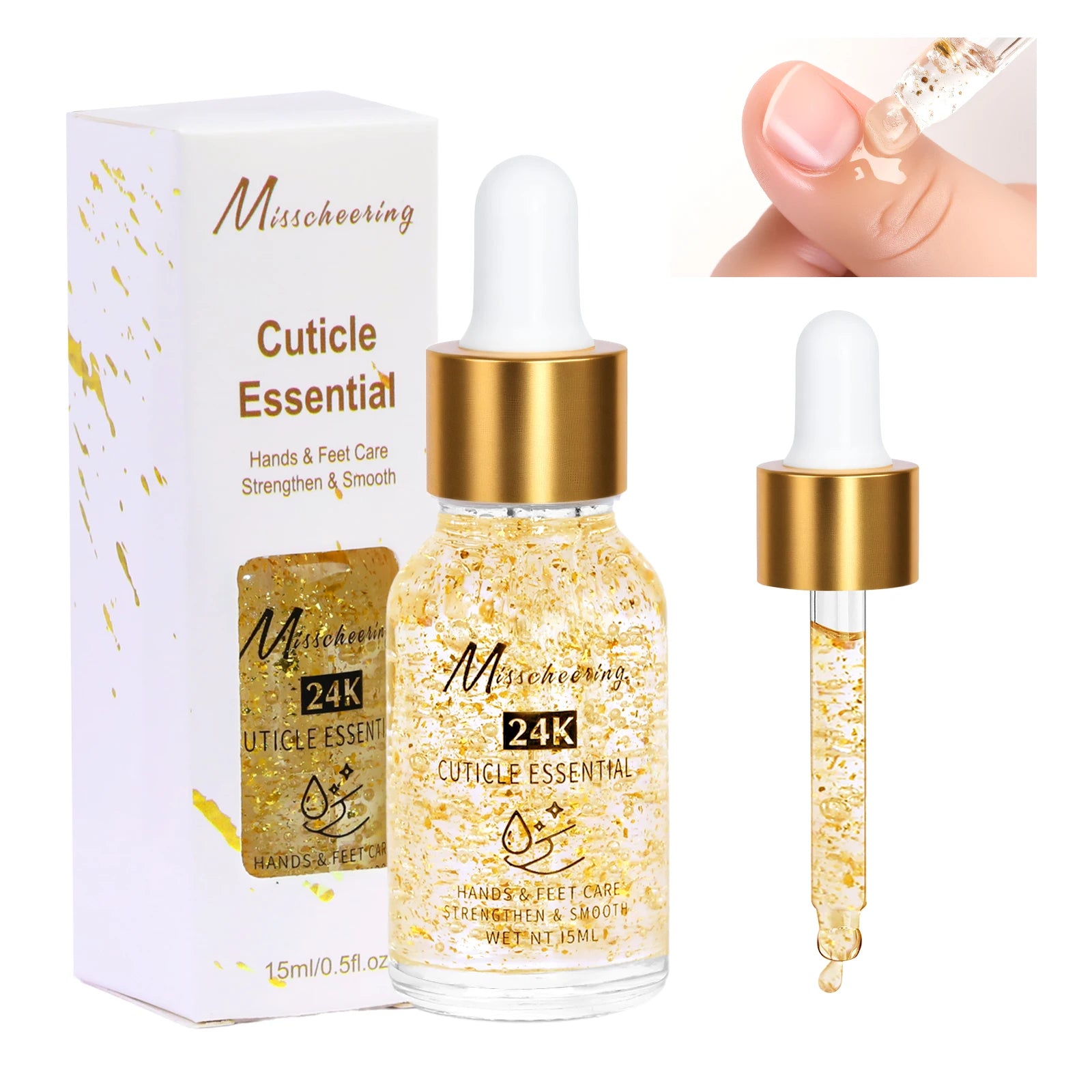 Caliente Gold Cuticle Oil – Huile Nourrissante Ongles